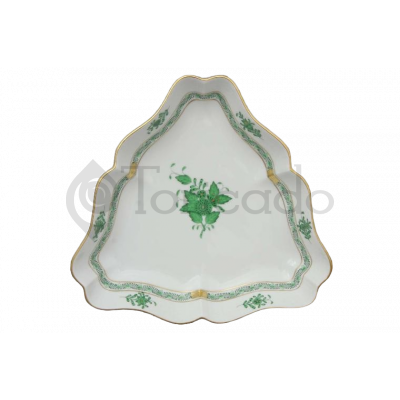 TRIANGULAR PLATTER HEREND