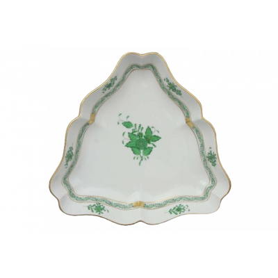 TRIANGULAR PLATTER HEREND