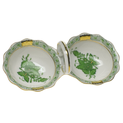 DOUBLE SALT CELLAR HEREND