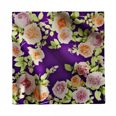 SCARF ROSE DE CAROLINE PURPLE 