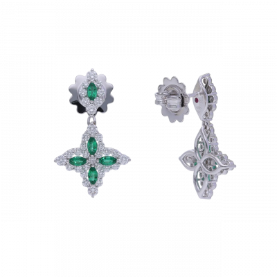 EARRINGS DIAMOND PRINCESS