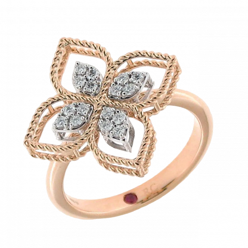 ROBERTO COIN PRINCESS FLOWER RING