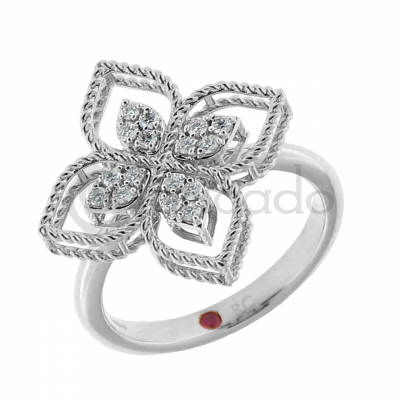 КОЛЬЦО  ROBERTO COIN PRINCESS FLOWER 