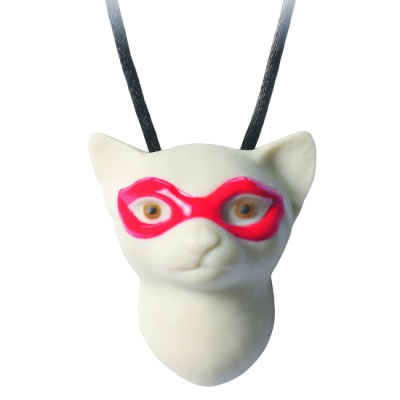 LLADRO MASKED CAT PENDANT