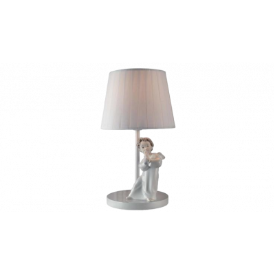 LLADRO ANGEL WITH FLUTE TABLE LAMP